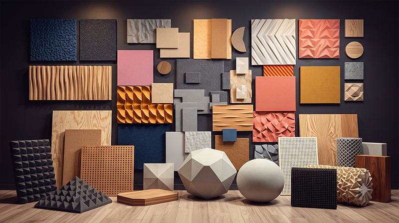 Acoustic treatment materials