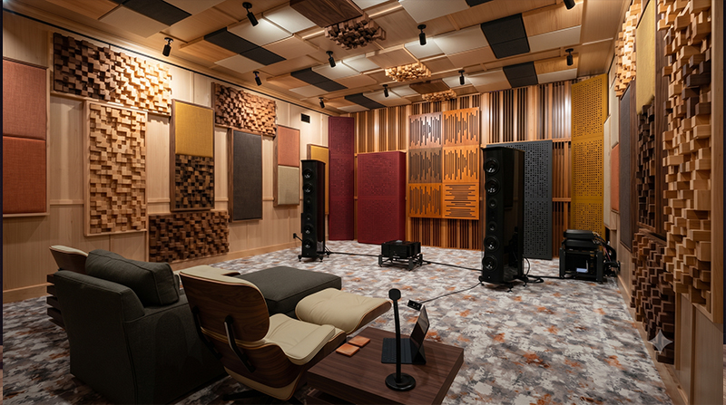 Finished listening room